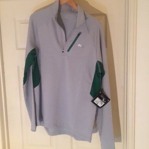 Zip up large Fila pullover. New